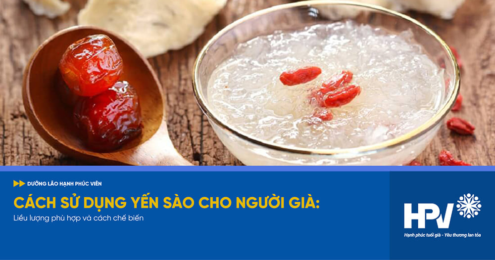 cách sử dụng yến sào cho người già