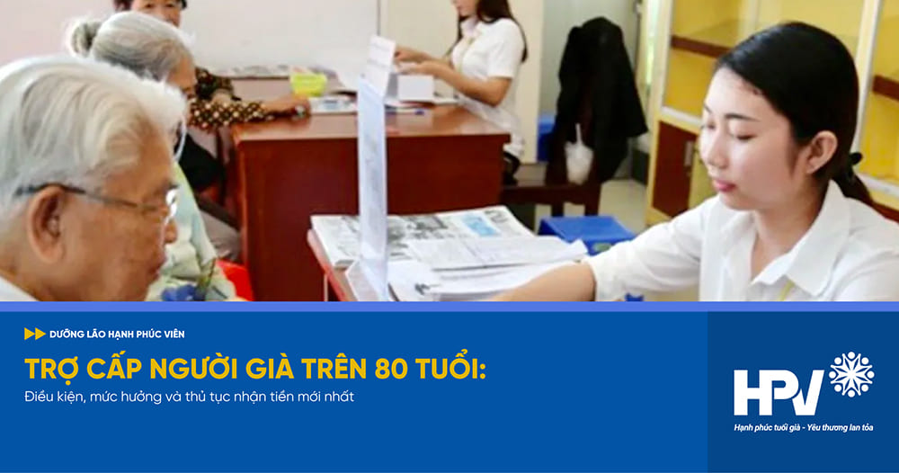 trợ cấp người già trên 80 tuổi