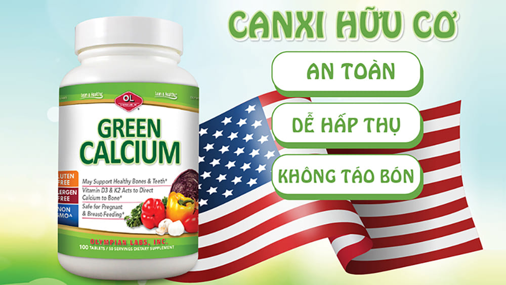 các loại canxi hữu cơ cho người lớn