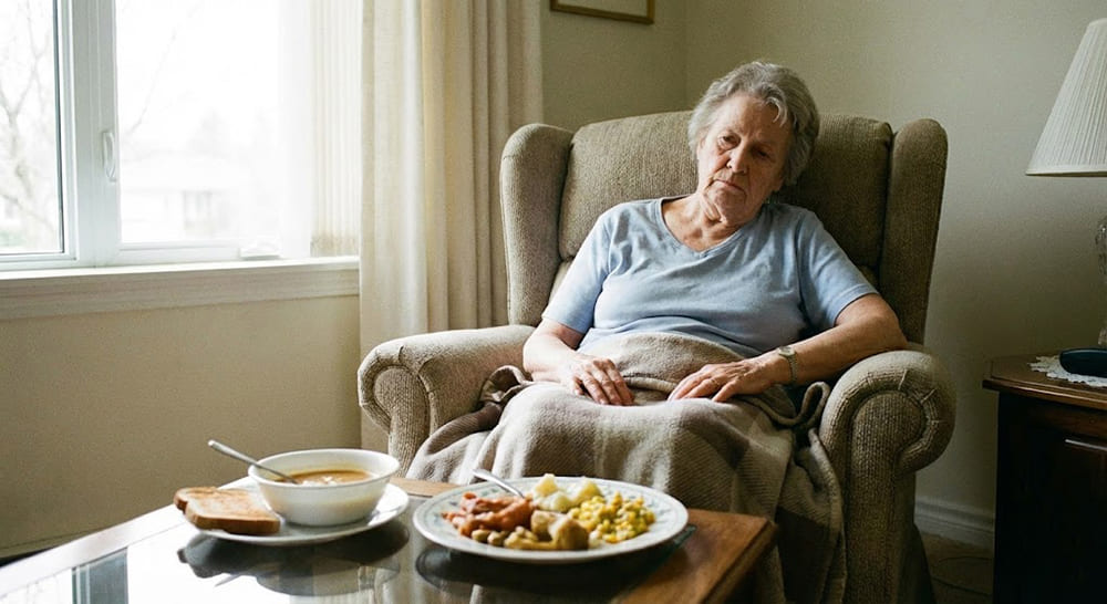 người già biếng ăn