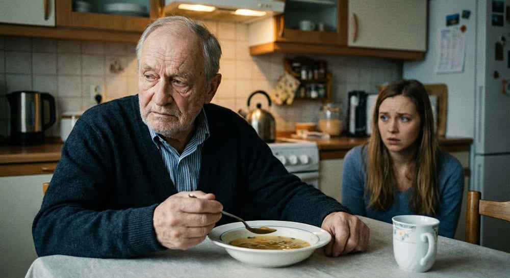 người già biếng ăn