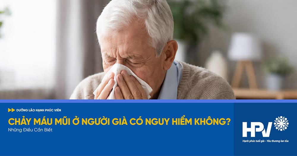 chảy máu mũi ở người già