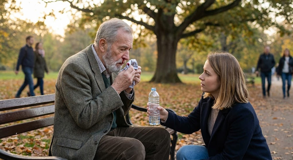 chảy máu mũi ở người già